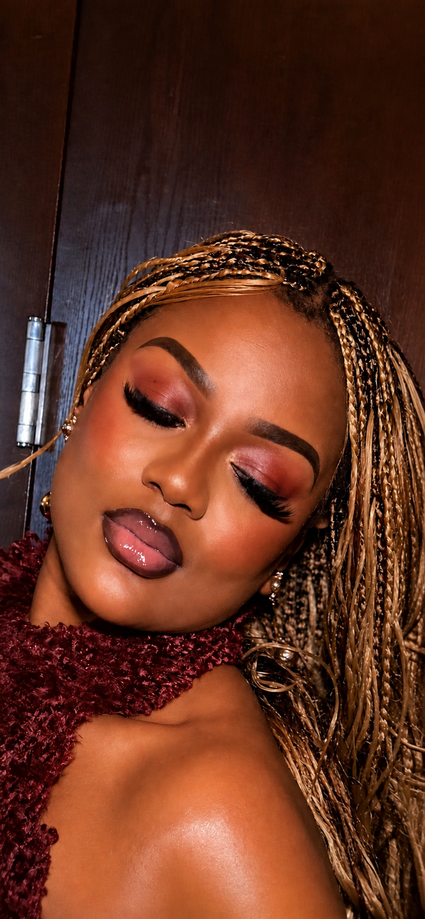Lip contour stain + strawberry sprinkles